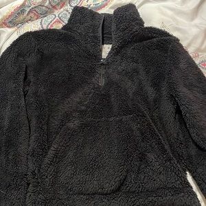 Black Sherpa zip up
